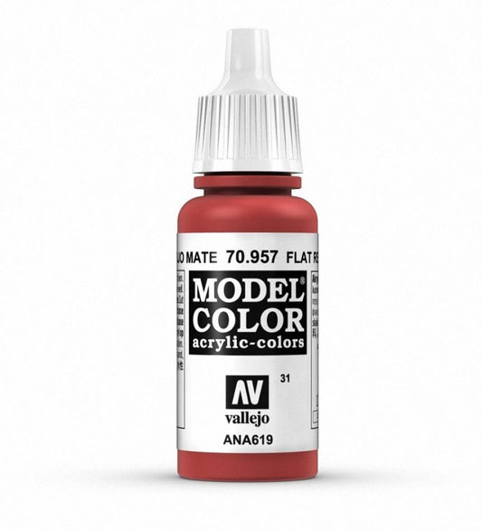 Model color Vallejo - Flat Red 70957