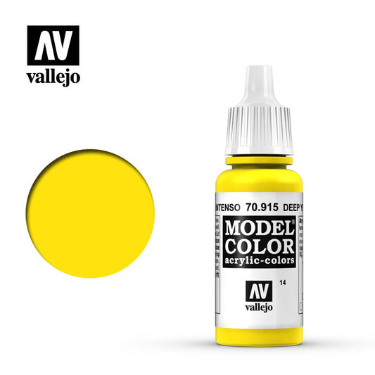 Model color Vallejo - Deep yellow 70915